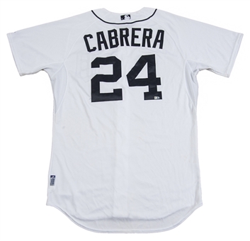 2014 Miguel Cabrera Game Used Detroit Tigers Home Jersey From 2-Home Run Game vs San Francisco on 9/6/2014 (MLB Authenticated)
